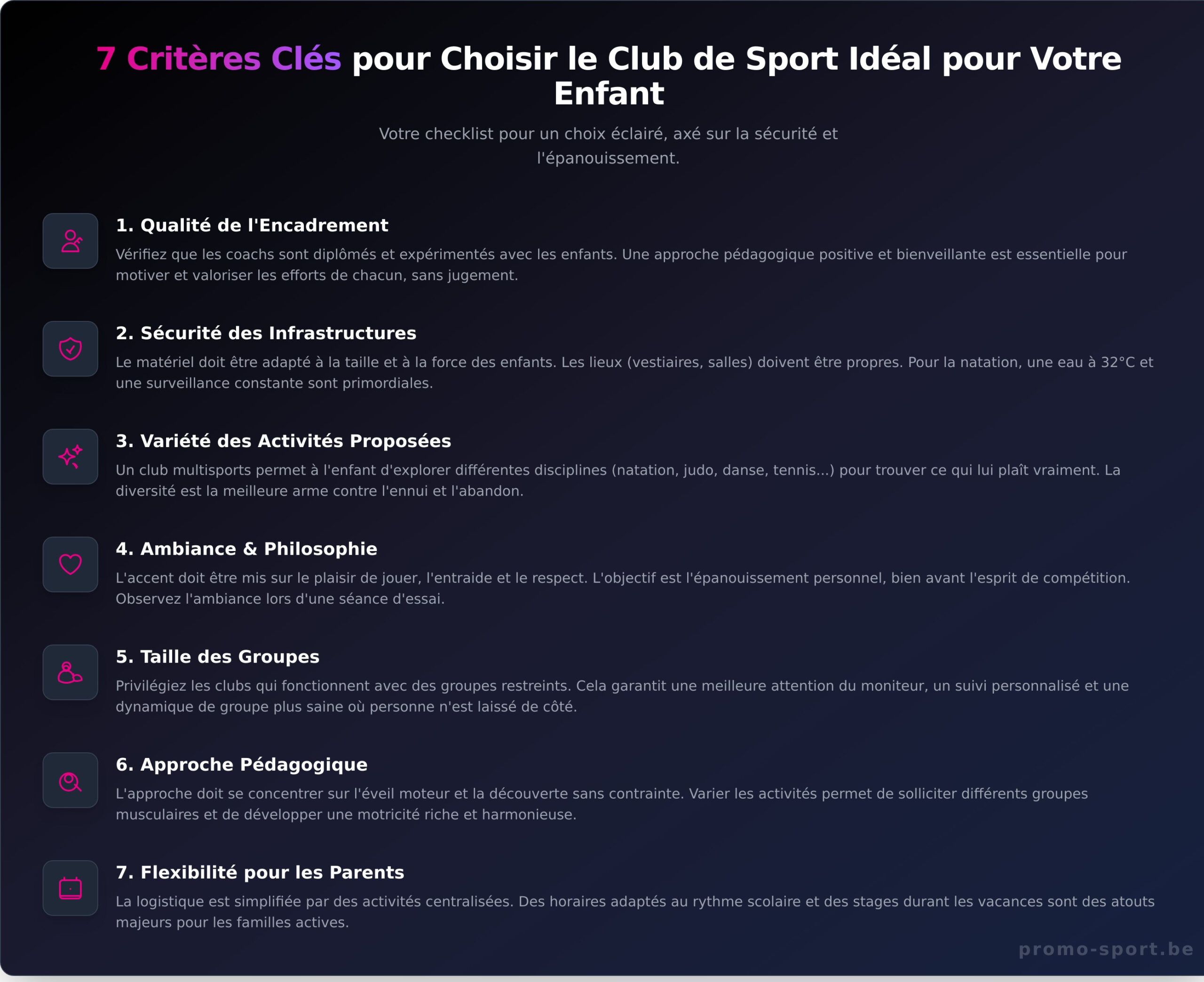 Comment choisir la salle de sport idéale pour votre famille ? - Infographic